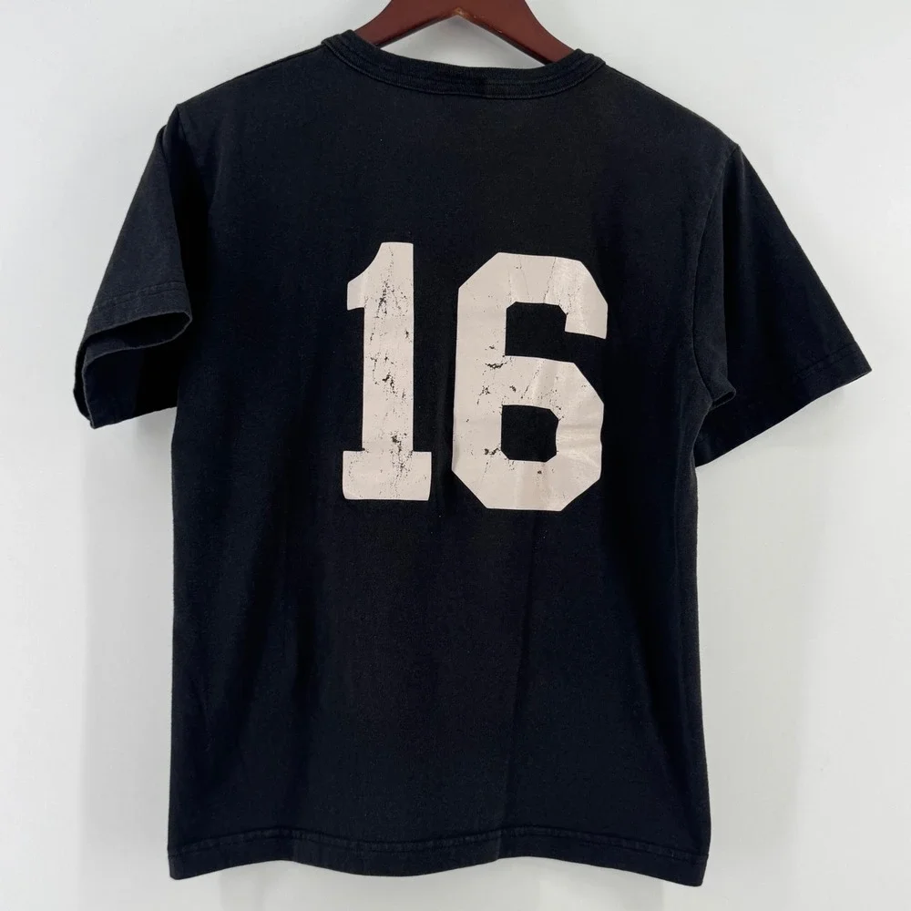 High‎ 5 Sportswear Kids Black HEAT Flaming Baseball Henley Shirt Youth Large 16